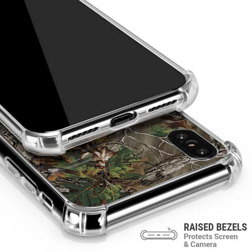 NFL Minnesota Vikings Realtree Xtra Green Camo iPhone XS Max Clear Case